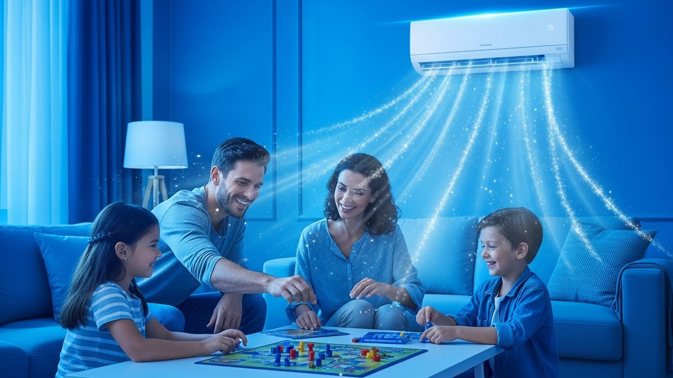 ar condicionado instalado